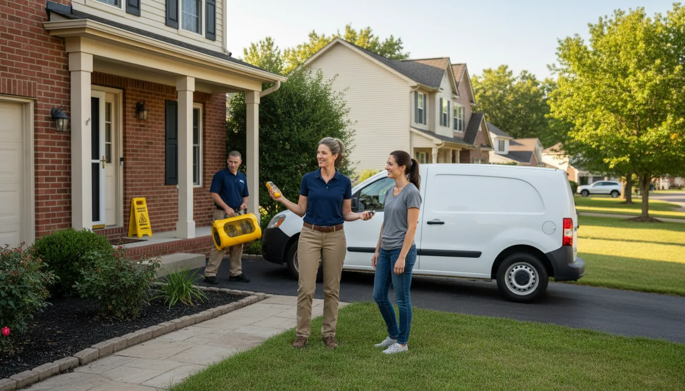 Residential water damage restoration in Sun River, MT